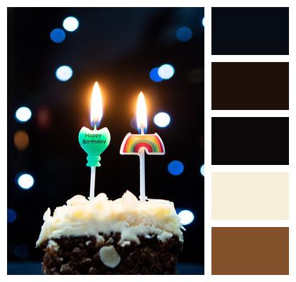 Candles Cake Happy Birthday Image